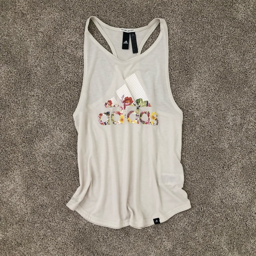 Adidas Floral Ess Tank - Medium